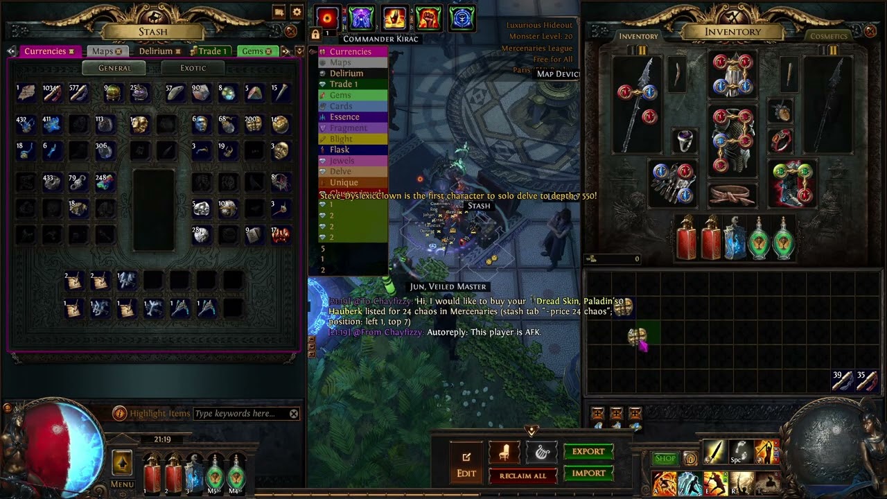 VOD 172 POE 3.26 Mercenaries / Vigilant Strike Ignite build