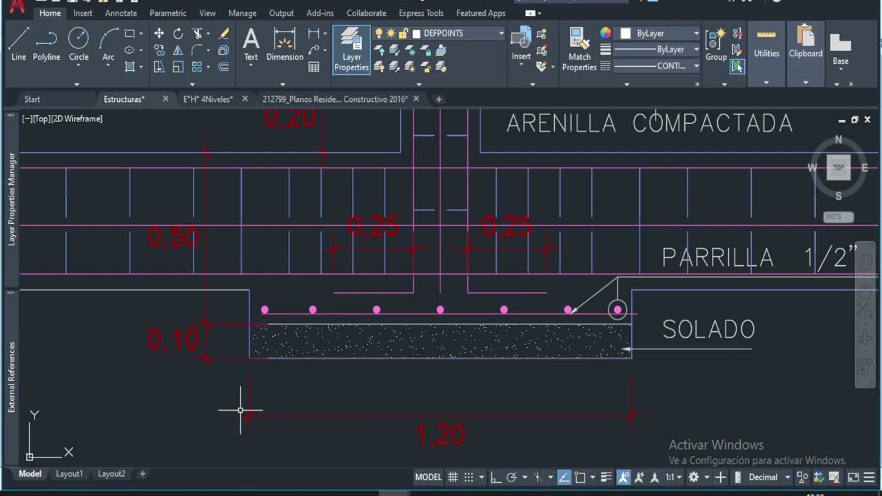 29. Lectura e Interpretación de planos estructurales Ejemplo 7