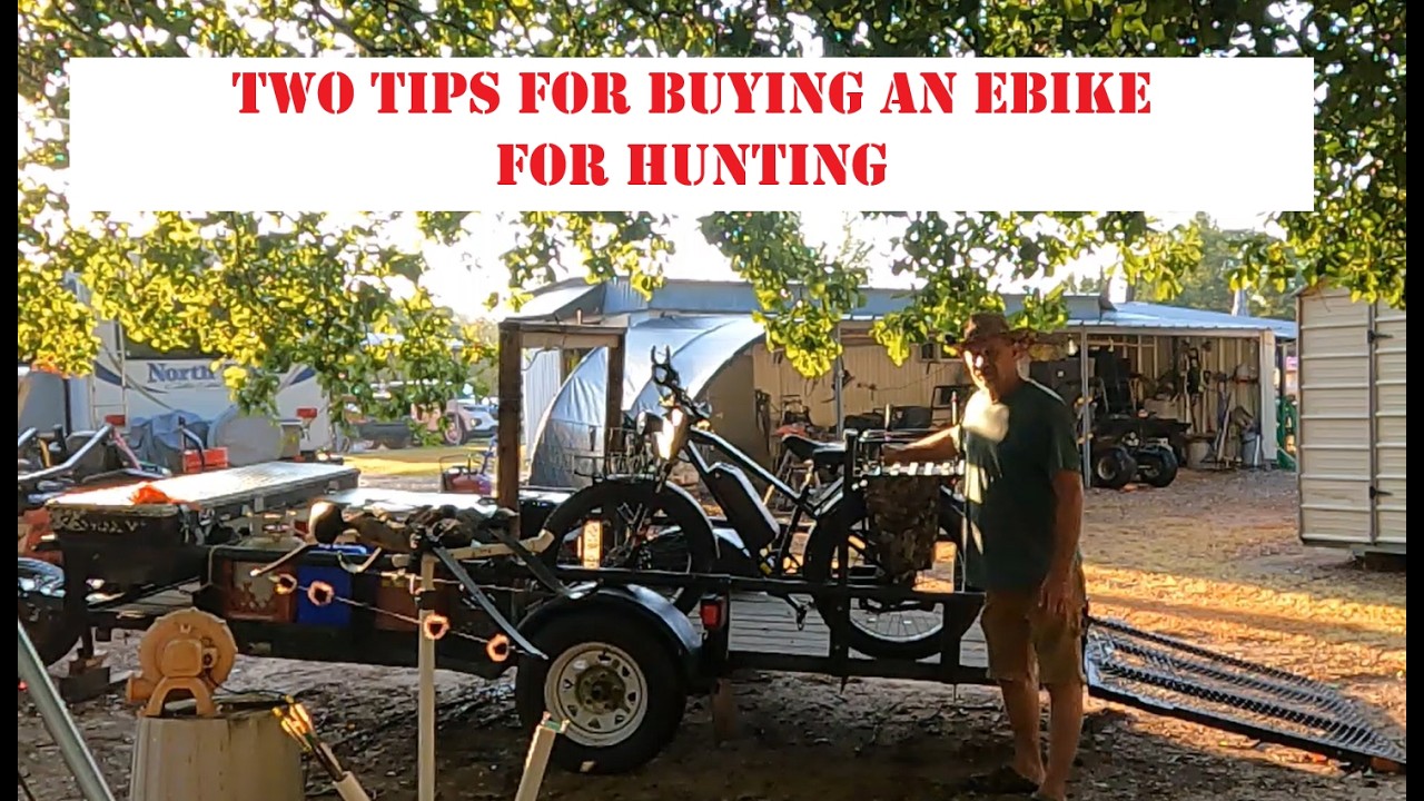TWO Tips for buying an ebike for Hunting   Great Deals on BACK TO SCHOOL on Ebikes