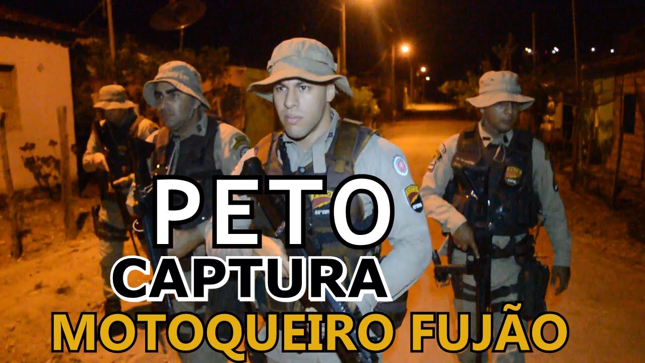 PETO 44ª CIPM  - Bahia, Captura Motoqueiro Fujão