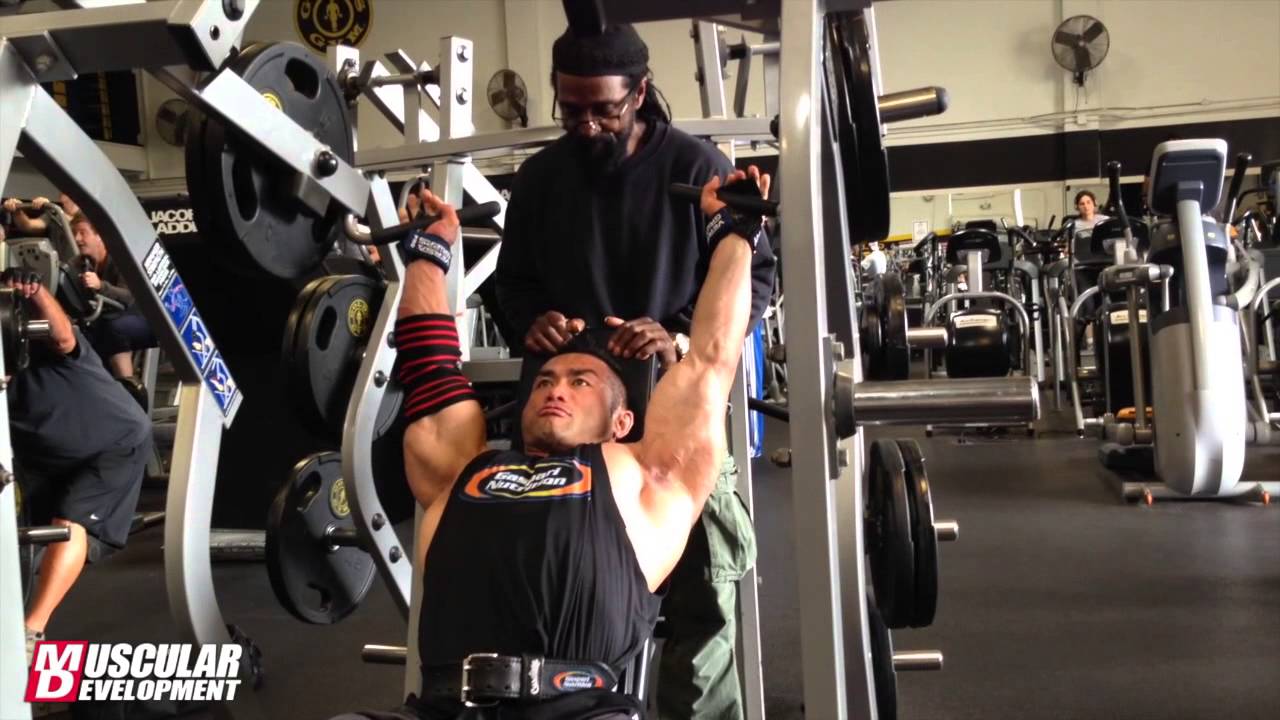 Hide Yamagishi delt training 9 days out from Chicago Pro 212