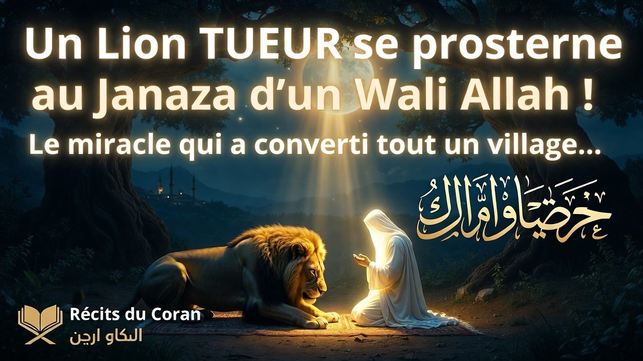 Le Lion SANGINAIRE Pleure et fait Sujud… Le Miracle Incroyable d’un Saint qui a Changé un Tueur ! 🦁🙏