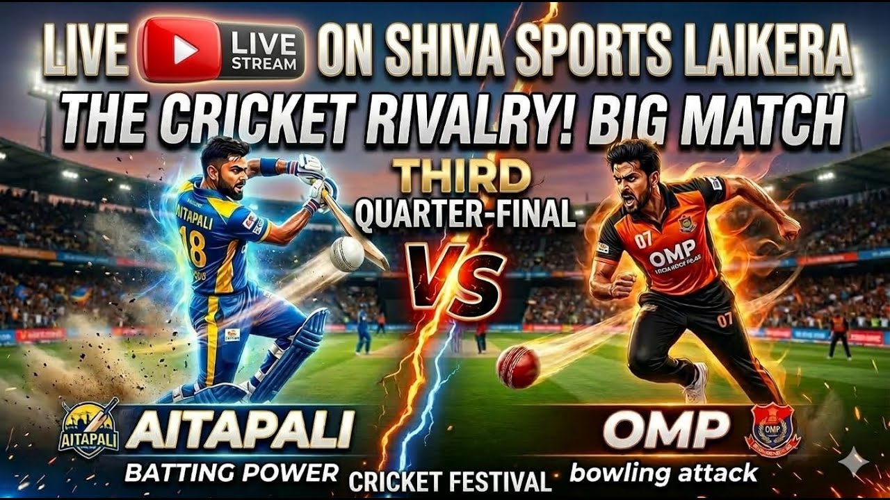 LIVE:- AITAPALI VS OMP 3RD QUATERFINAL
