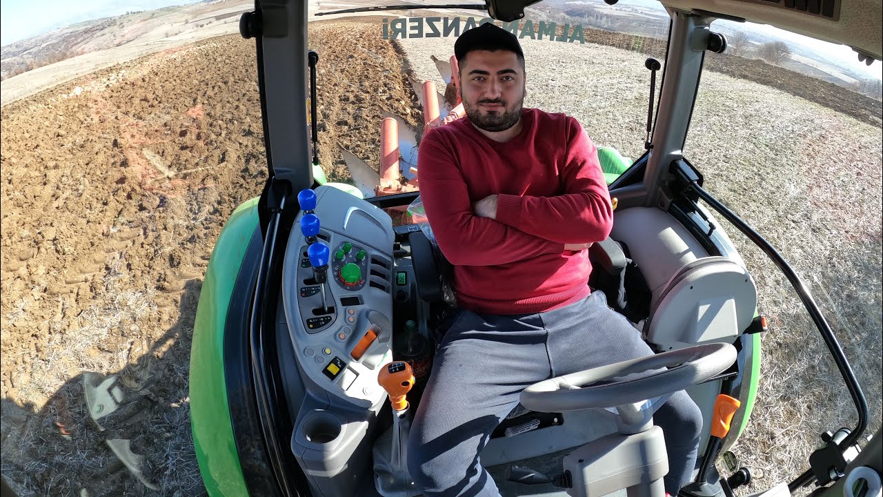 DEUTZ FAHR 5100G ALDIK !!! KAR YAĞMADAN NADAS