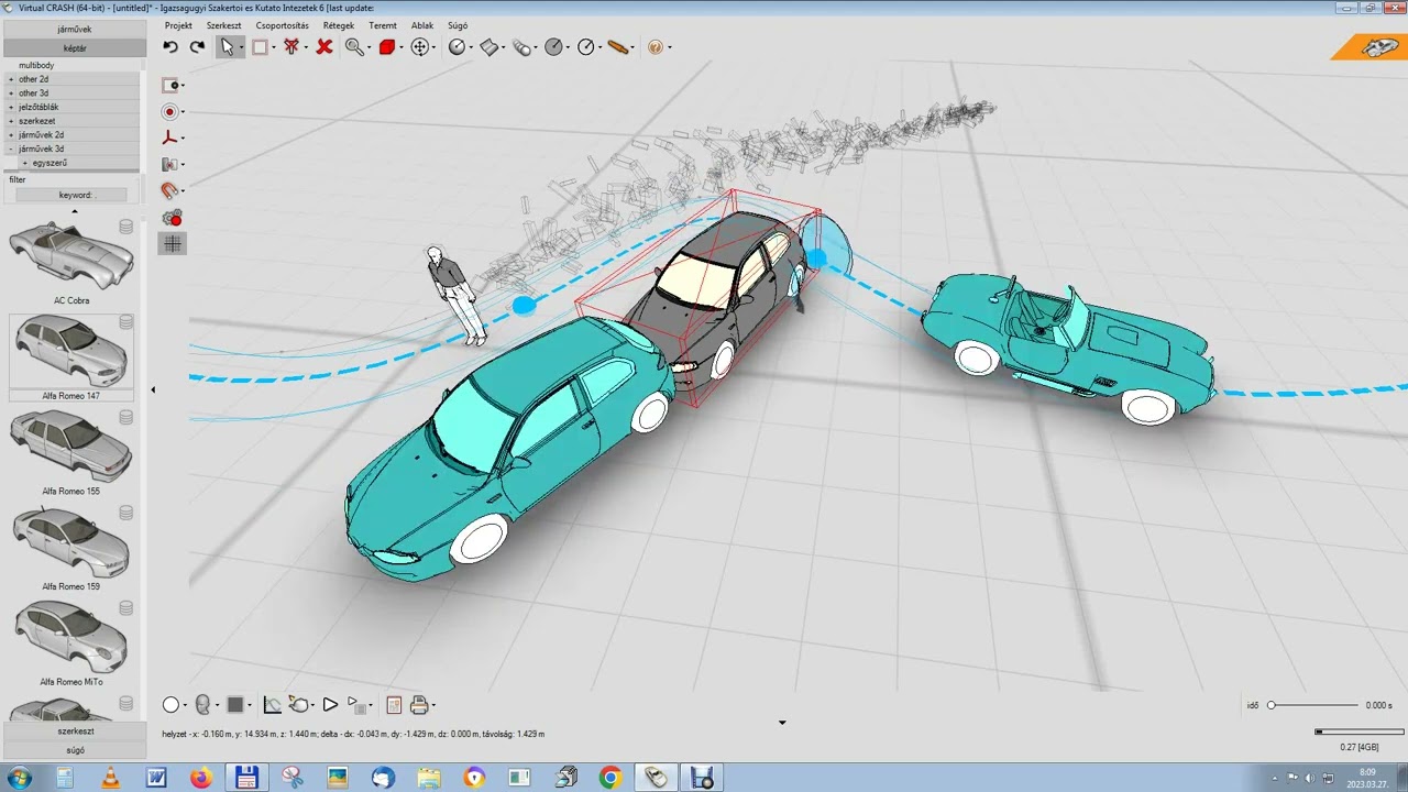 Virtual CRASH 5 help animation path interact with physics