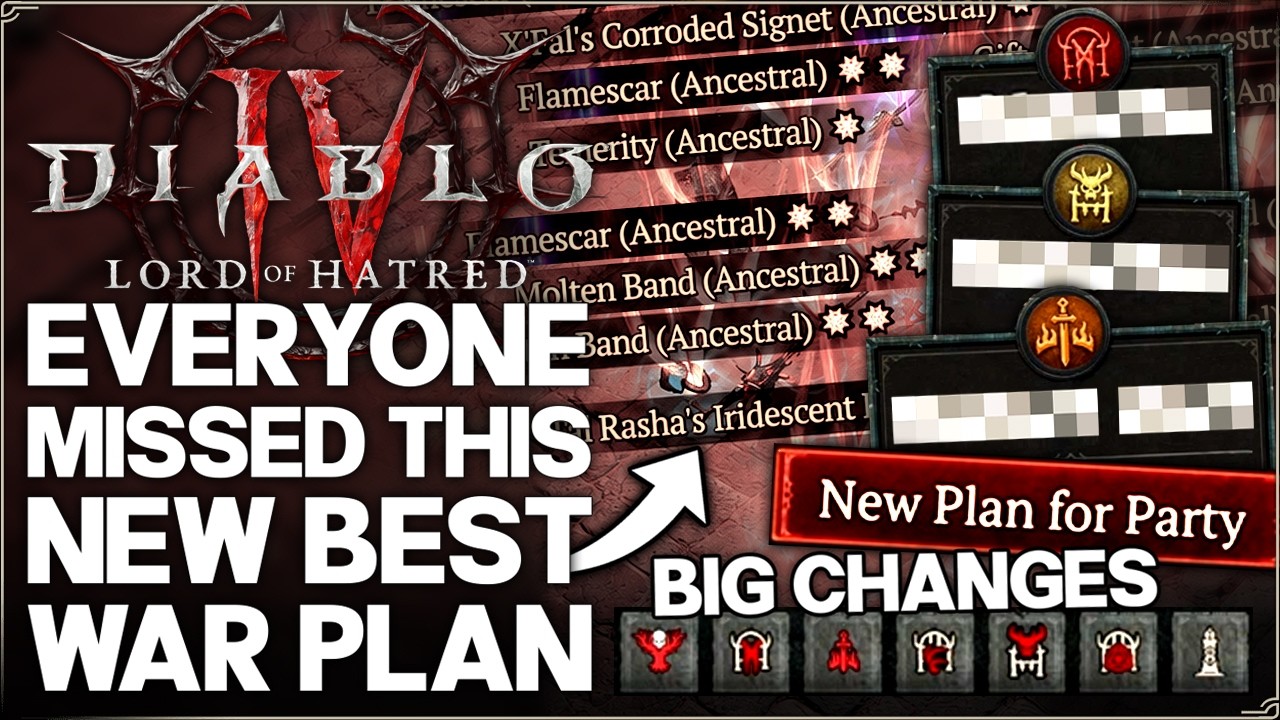 Diablo 4 &mdash; Сделай это сейчас &mdash; Новый АКТУАЛЬНЫЙ лучший имбовый билд планов войны и БОЛЬШОЙ гайд п...