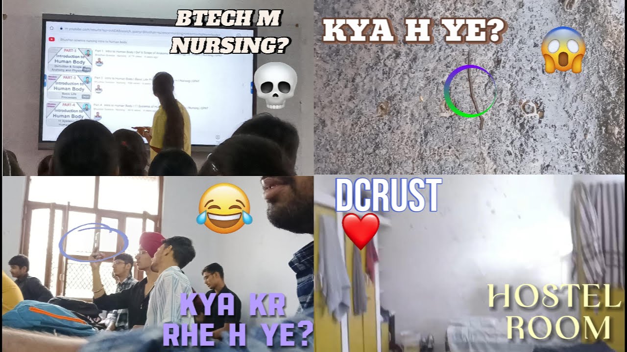 VLOG-80 DCRUST&rsquo;S HOSTEL ROOM TOUR 🏨🎒 | First Look Inside the Campus Hostel! 🔥