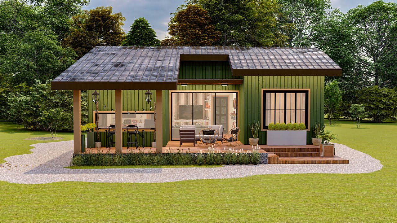 Cozy Small House Design Ideas With Floor Plan | House Design Ideas | Tiny House Design | House Tour