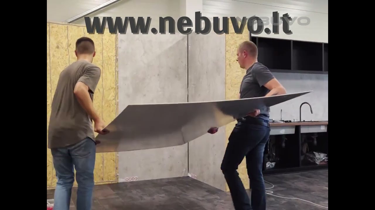 Rocko sieninių plokščių montavimas iš UAB Nebuvo www.nebuvo.lt
