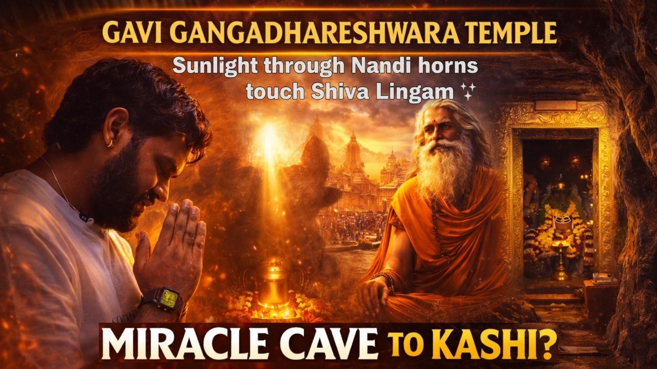 The Miracle Cave: Road to Kashi 🔱 | Sunlight Through Nandi Horns Touches Shiva Lingam