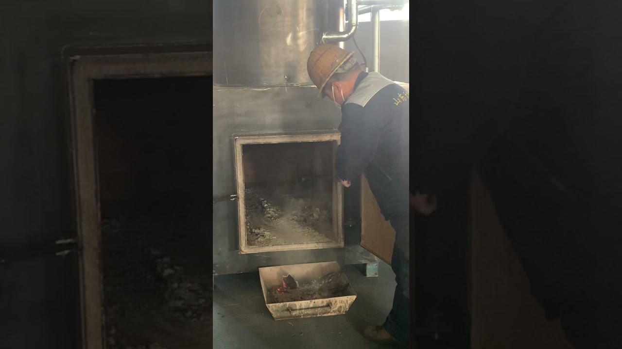 Bio Medical garbage incinerator ash removal process