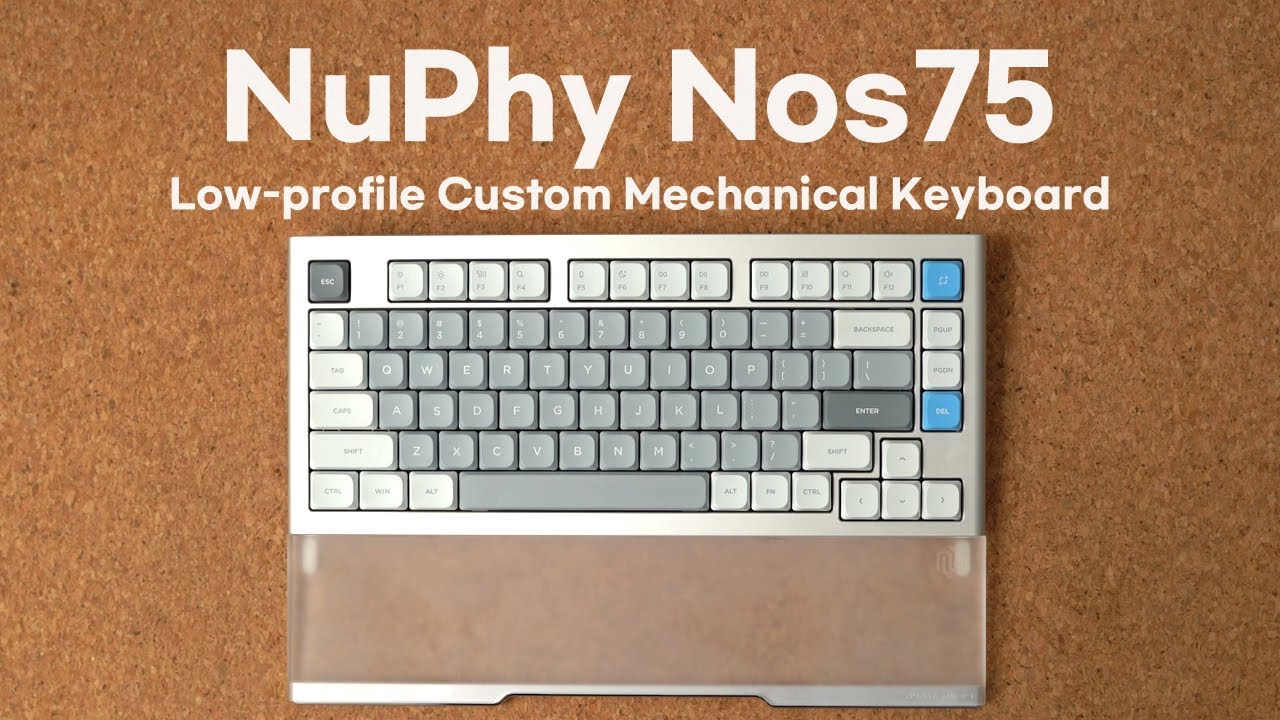 누피에서 로우프로파일 풀 알루미늄 커스텀 키보드가 나왔어요! NuPhy Nos75 리뷰