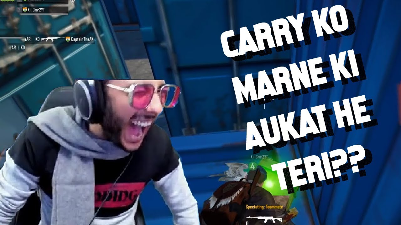 CUTEST KID IN PUBG - ME PIGHAL GAYA - CARRYMINATI FUNNY HIGHLIGHT