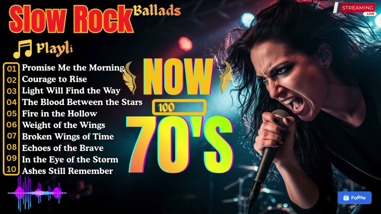 Golden Era Slow Rock &ndash; Emotional Vocal Ballads of the 70s 90s