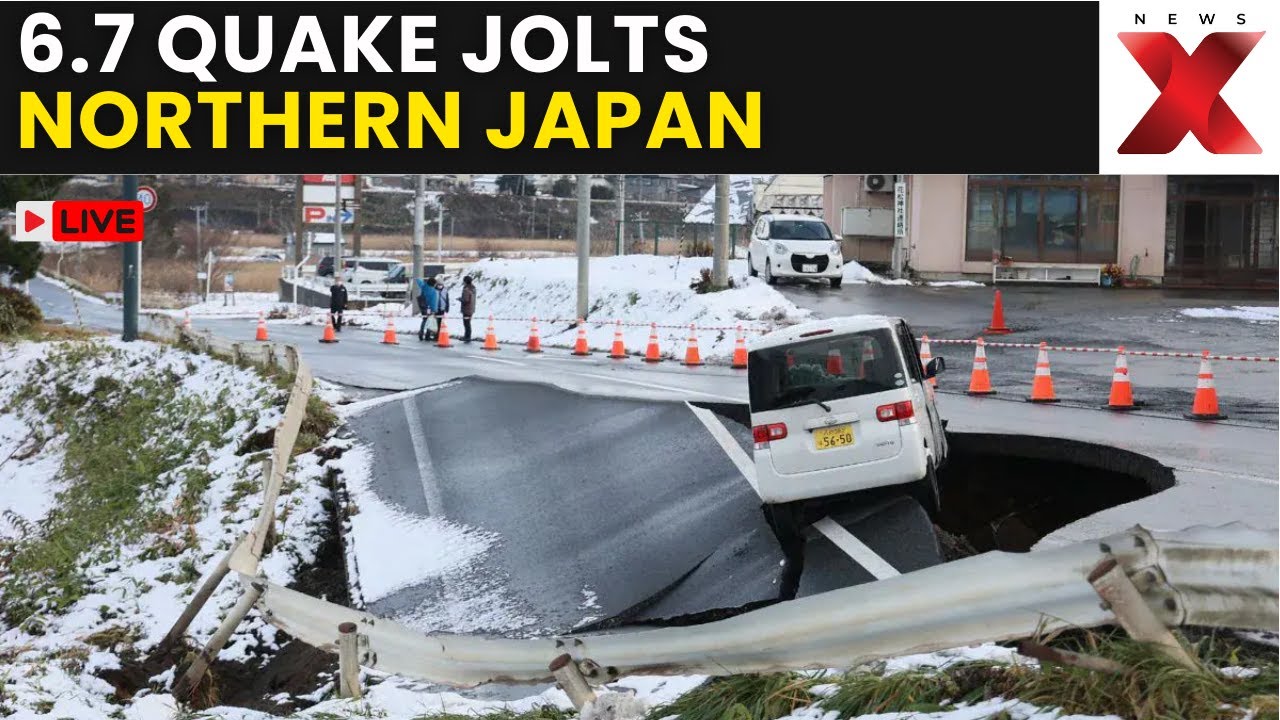 Magnitude 6.7 earthquake in Japan LIVE | Strong 6.7 Quake Hits Japan’s Northeast