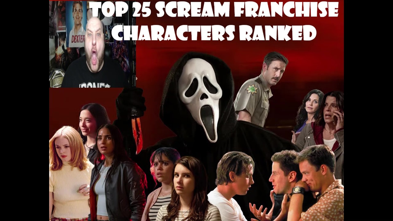 Top 25 Favorite SCREAM Characters Ranking