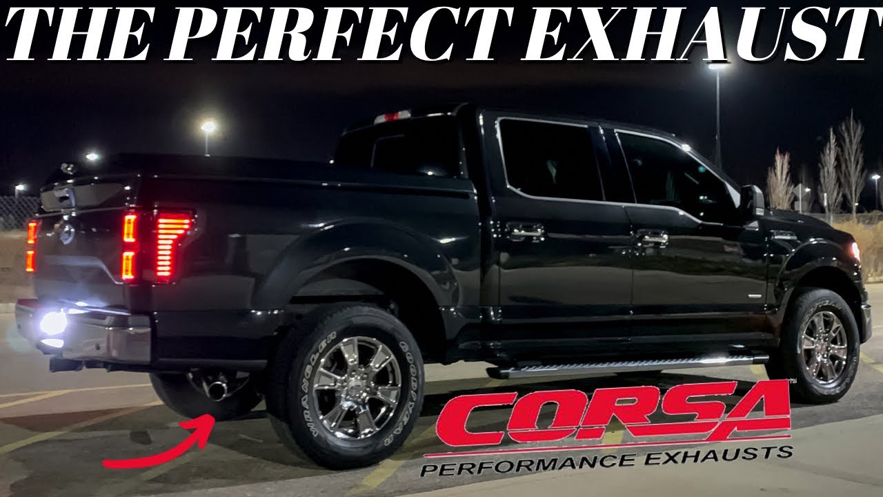 Installing Corsa Resonator Delete On My F150 | Cold Start, Revving, Fly Bys, and BURN OUTS!