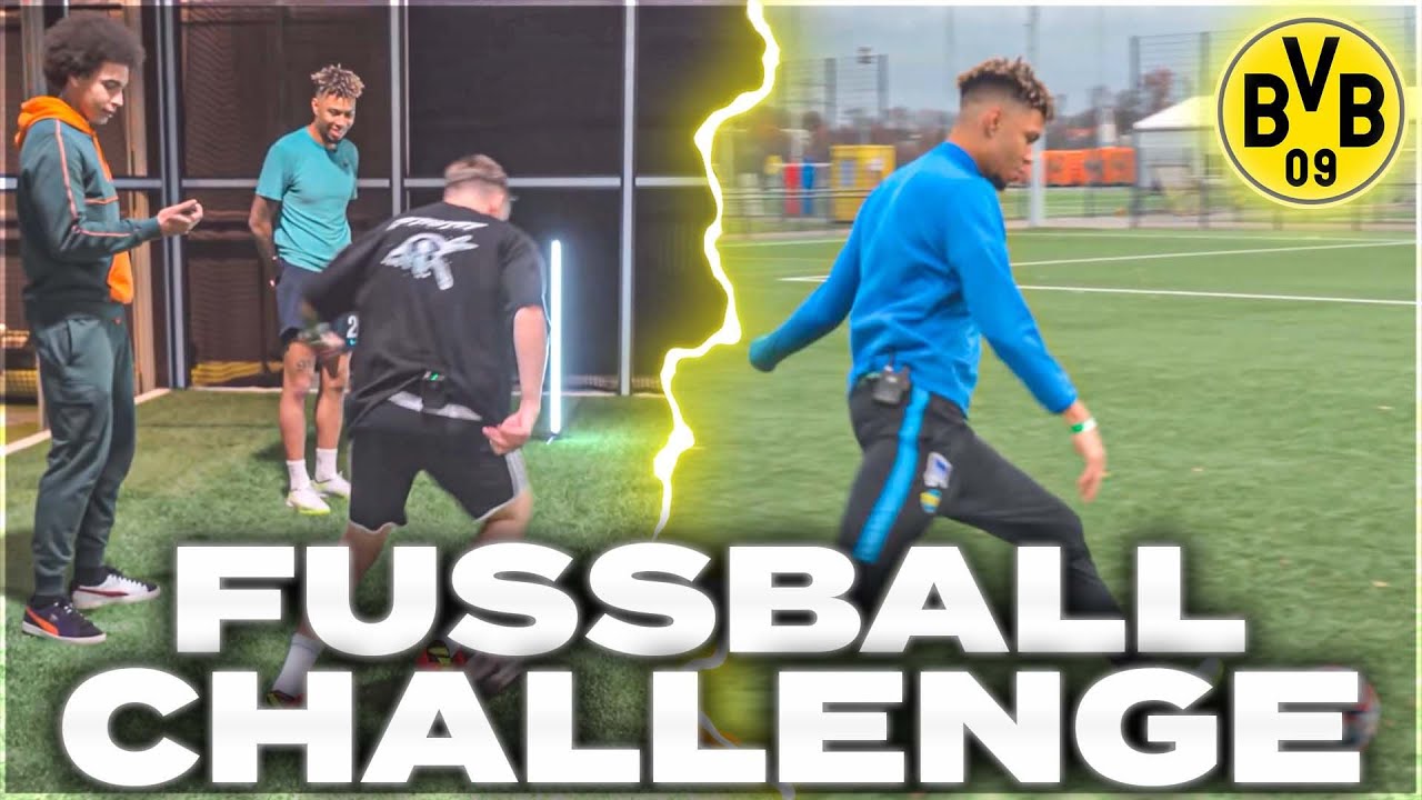 FUSSBALL CHALLENGE MIT AXEL WITSEL & VISCA BARCA AUF DEM BVB GELÄNDE🔥⚽️