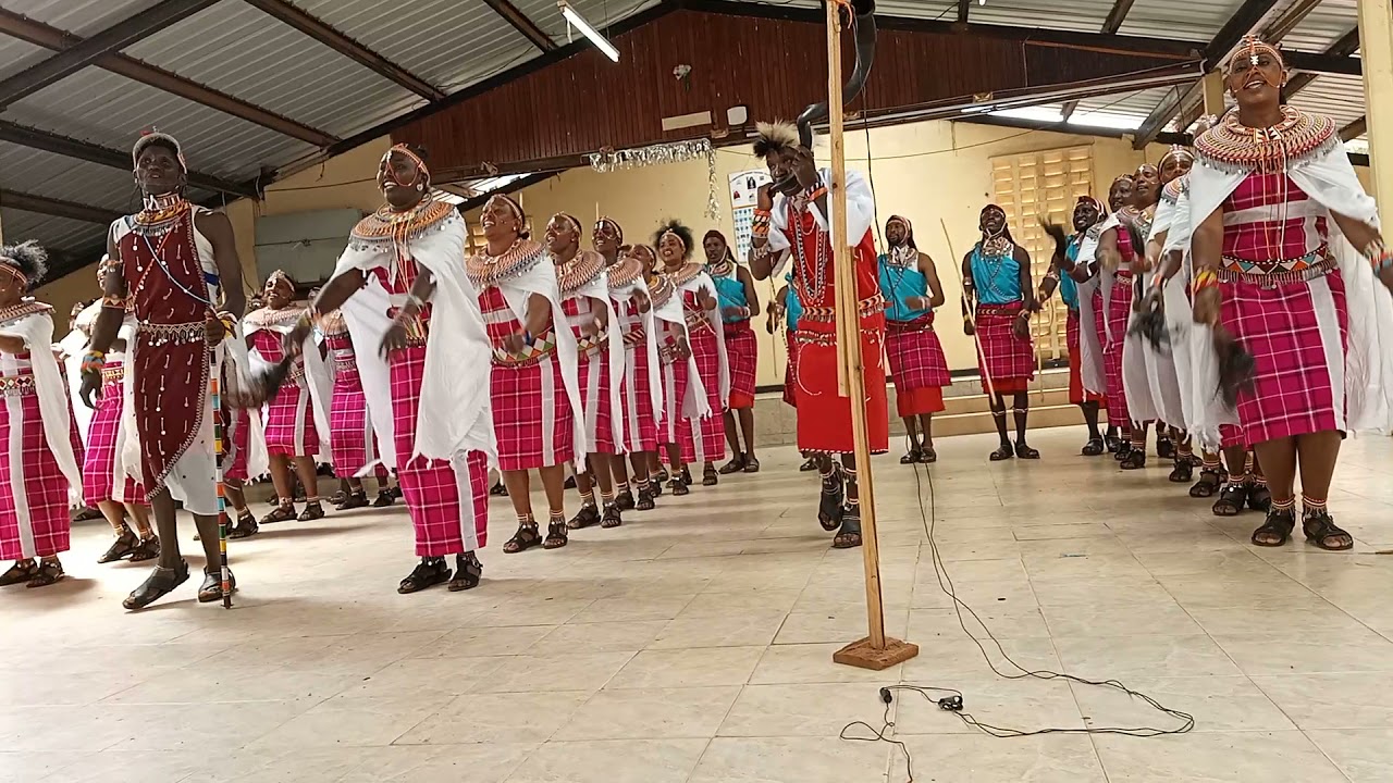 Samburu county Staff Choir performing Maasai folk song at Kicosca festivals