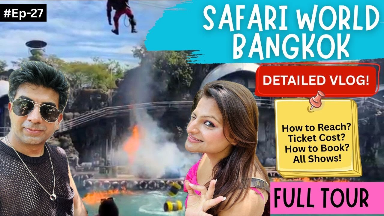 Safari world bangkok full tour |Bangkok safari world and marine park complete tour |Bangkok Thailand