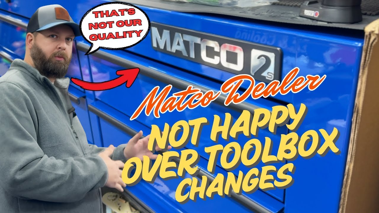 Matco Dealer Speaks On Changes To The Toolbox Line, And He Isn't Happy About It.
