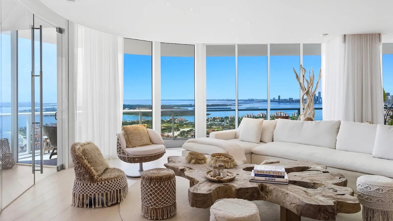 A Sky-High Apartment at The Continuum in Miami Beach FL #realestate #hometour #miamibeach #florida