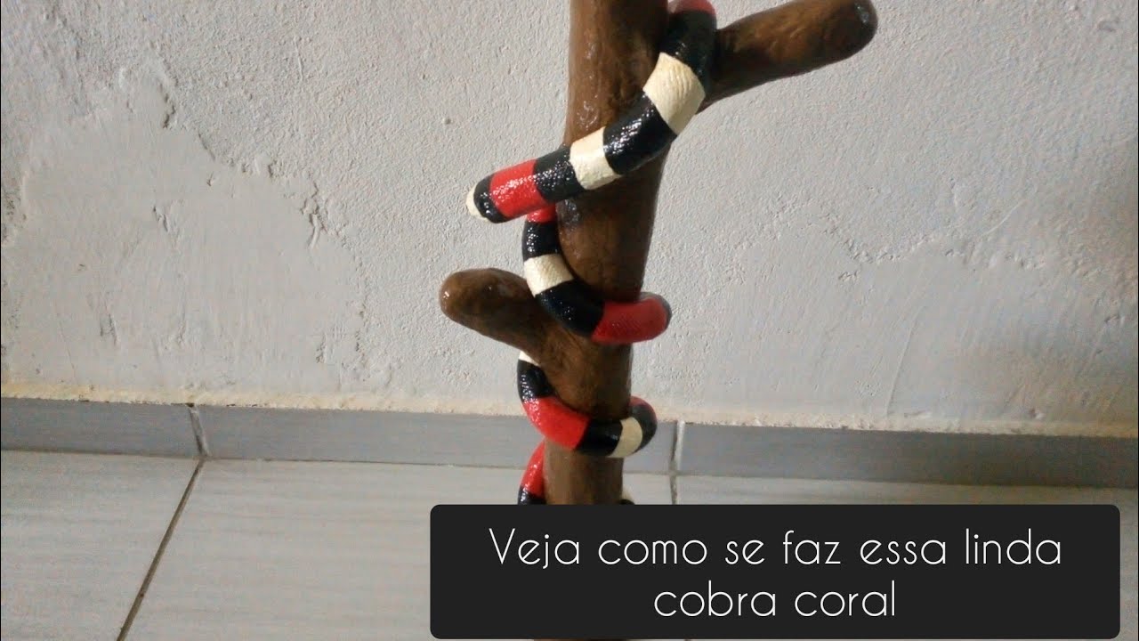 VEJA COMO SE FAZ ESSA LINDA COBRA CORAL !!