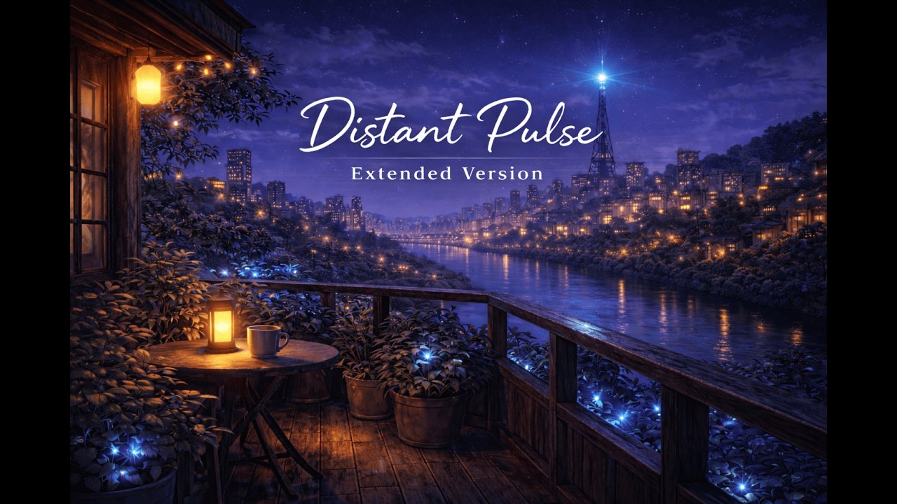 Distant Pulse – Night Lo-Fi Music for Focus & Late Work (1 Hour)