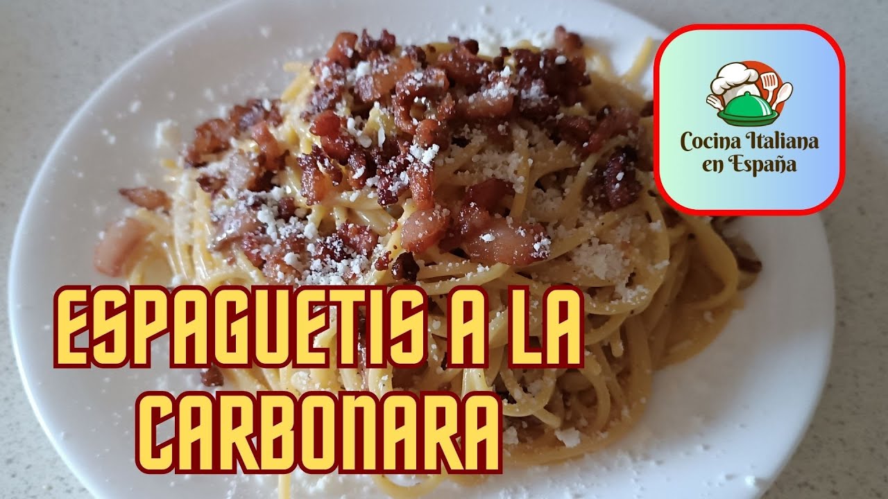 COMO SE HACEN LOS MEJORES ESPAGUETIS A LA CARBONARA ITALIANA, TRUCOS Y SECRETOS, SIMPLE Y RAPIDO