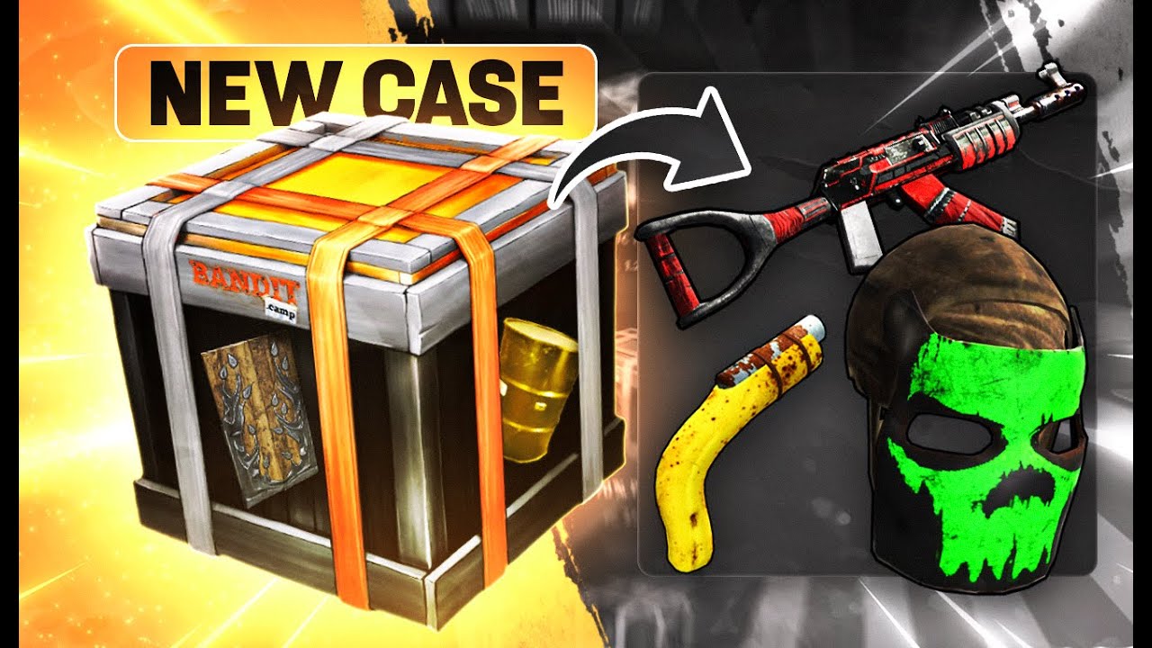 UNBOXING NEW Cases On Bandit.camp! -  rust gambling