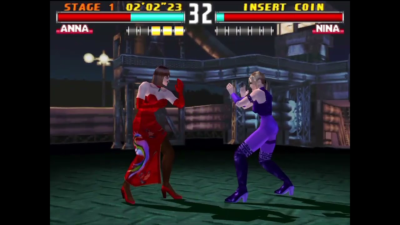 Anna Williams VS Nina Williams - Tekken 3