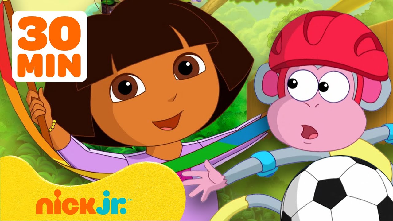 Dora la Exploradora | ¡Juega fútbol y más deportes con Dora! ⚽️ | Nick Jr. en Español