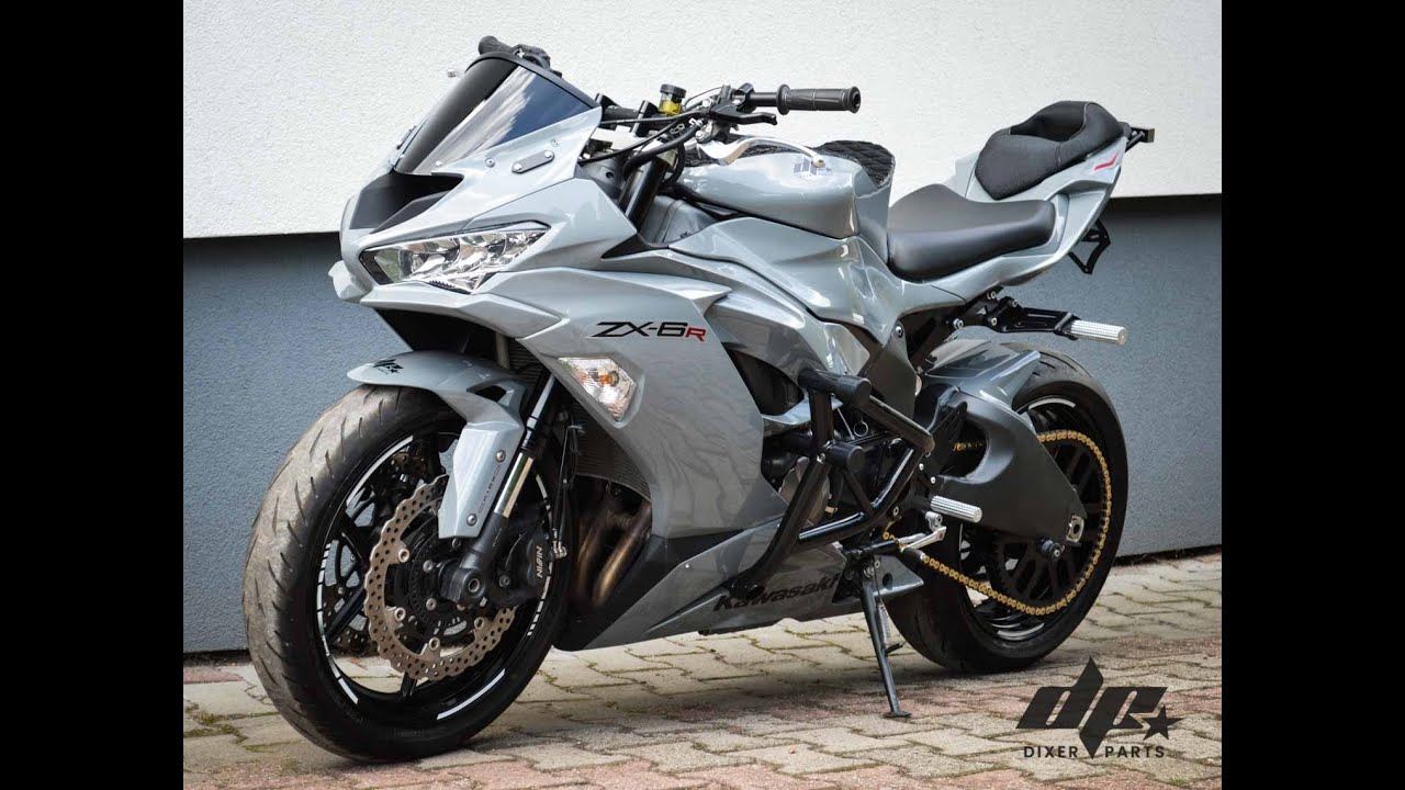 Kawasaki ZX6-R 636 2020 stunt by Dixer Parts (all parts in our webshop)