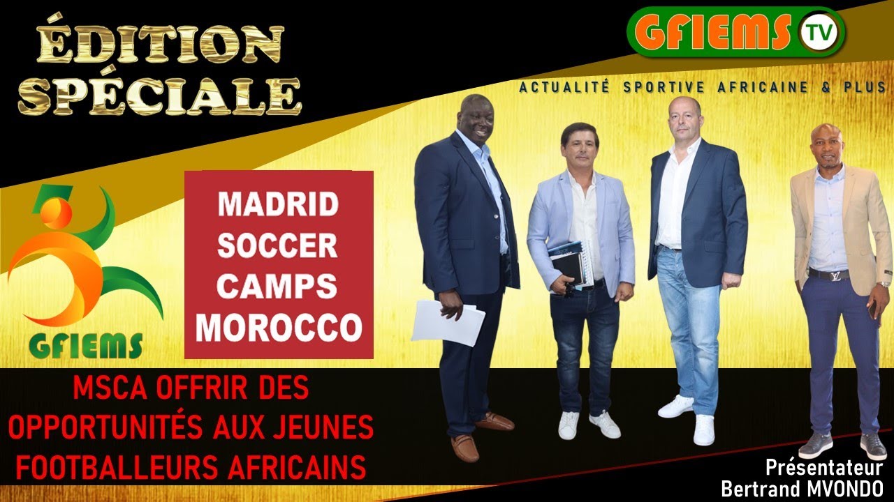 ES :  Conférence de Presse installation Madrid Soccer Camps Academy au Maroc.