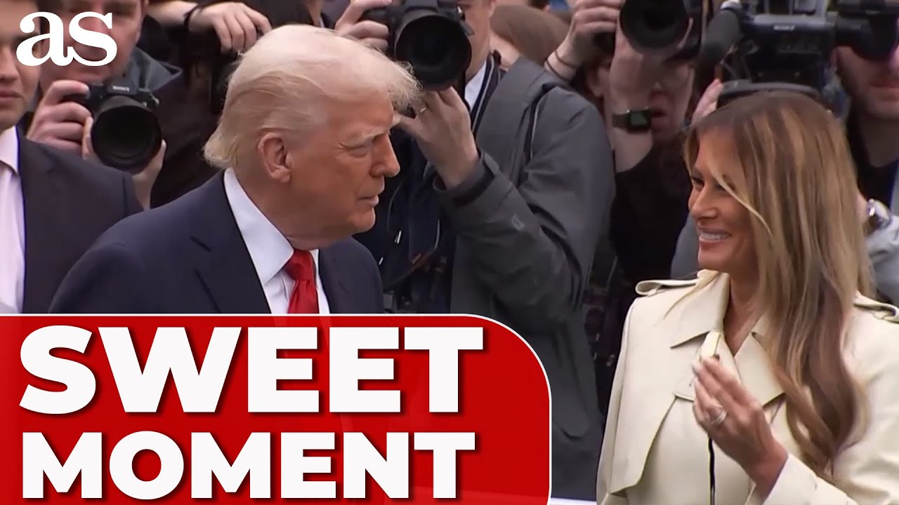 TRUMP and MELANIA´S tender whistle moment CAPTIVATES HEARTS at the White House