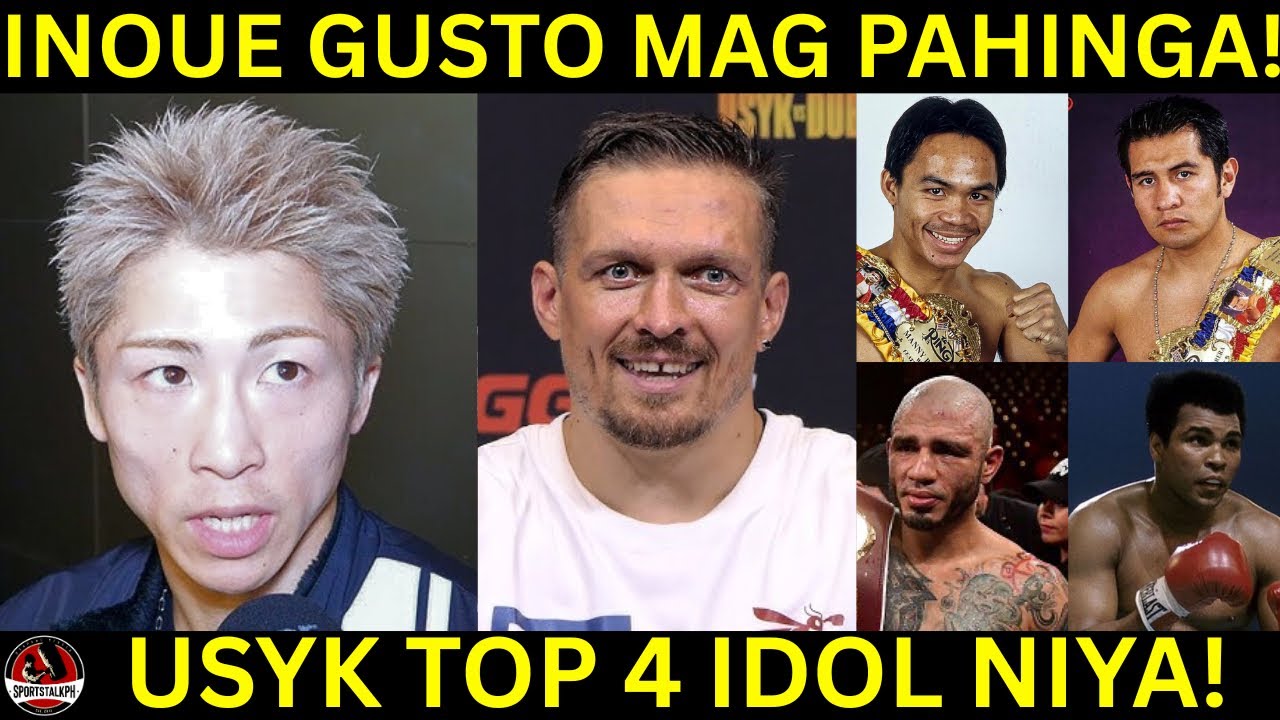 Usyk: Hindi mawawala ang RESPETO ko kila Pacquiao! | Inoue gusto muna mag PAHINGA!