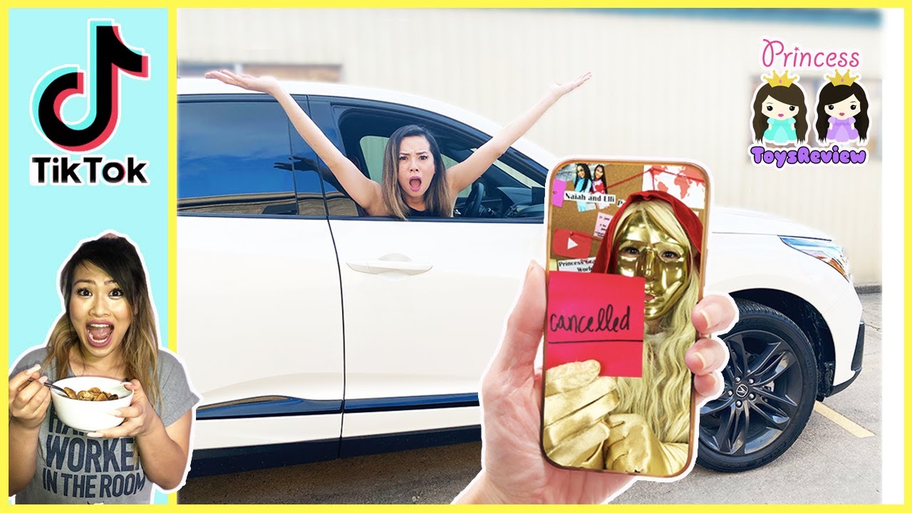 Our Car Got Hacked By TikTok Master! She made Us Try TikTok Hacks!