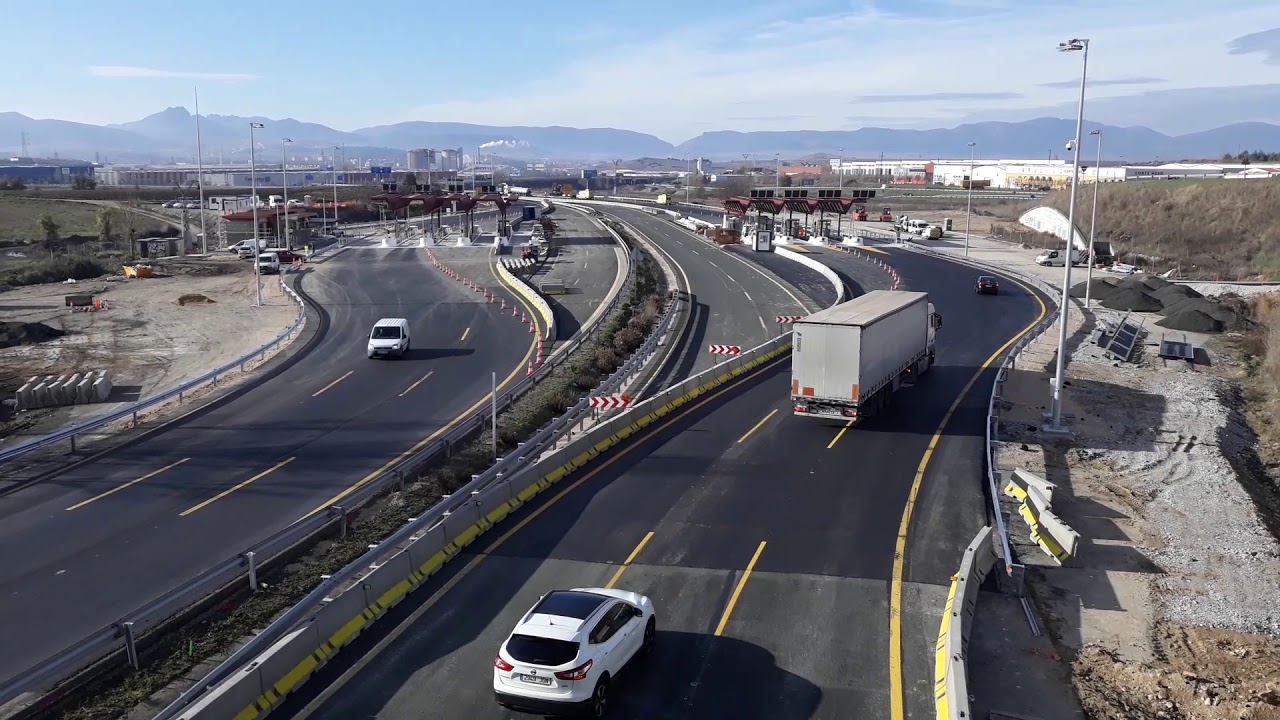 Autopista AP-68 Peaje Ribavellosa en &Aacute;lava