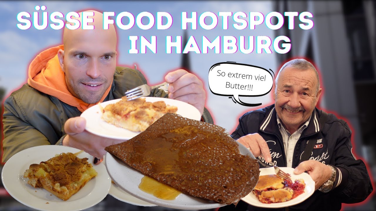 Süße Food Hotspots in Hamburg 🍰🧁🥞🧈🤤 | Extrem Lecker und sehr viel Butter | Bester Kuchen und Crêpes