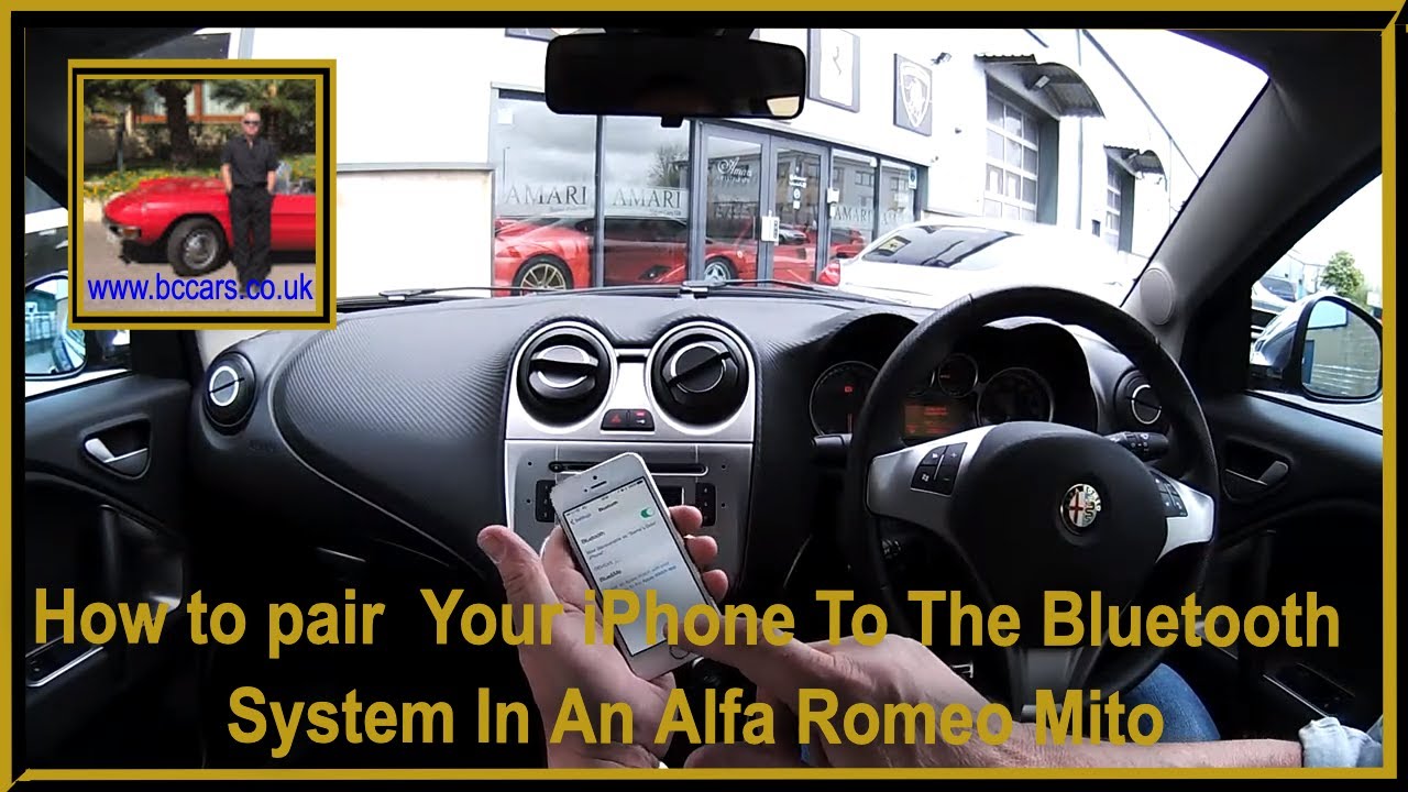 How to pair  Your iPhone To The Bluetooth System In An Alfa Romeo Mito
