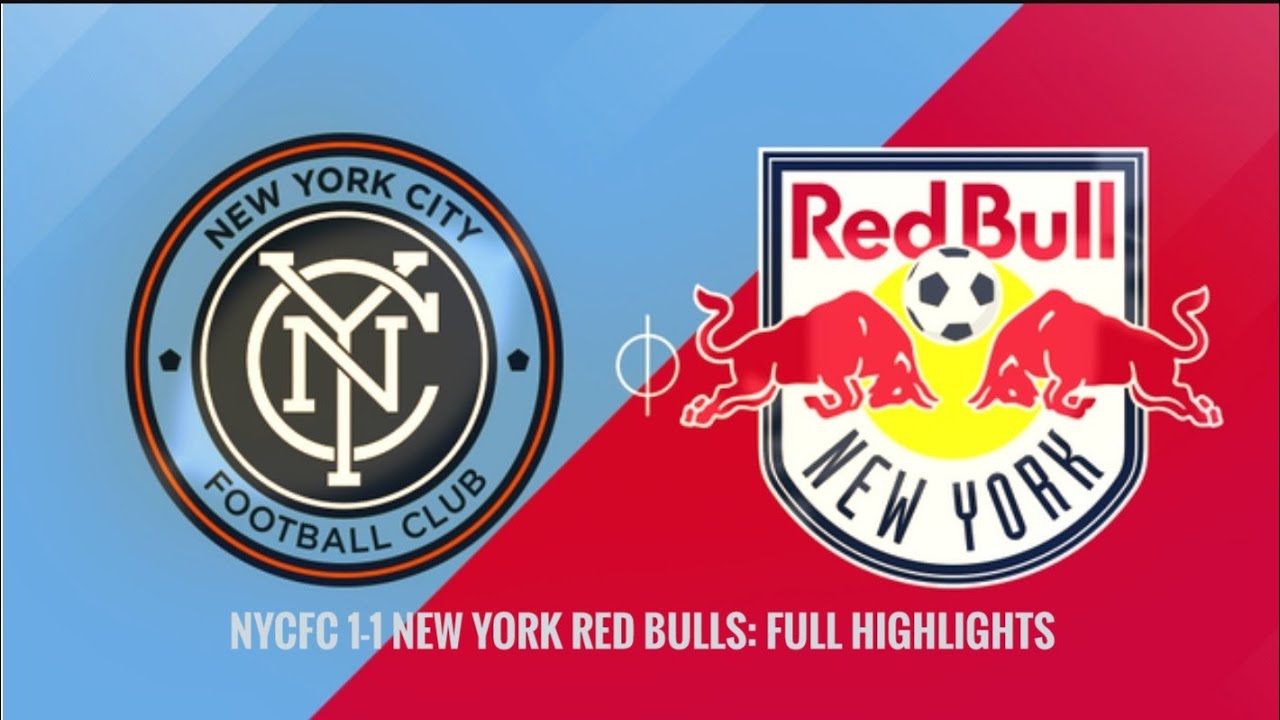NYCFC 1-1 New York Red Bulls: Full Highlights: 8/22/2018