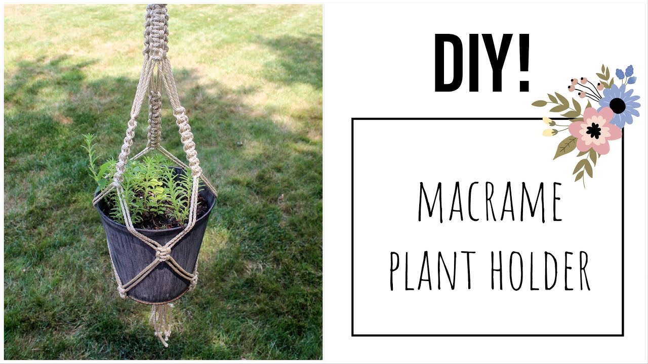DIY || Easy Macrame Plant Hanger