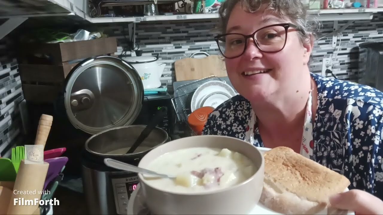 Mama's making Ham and Potato Soup