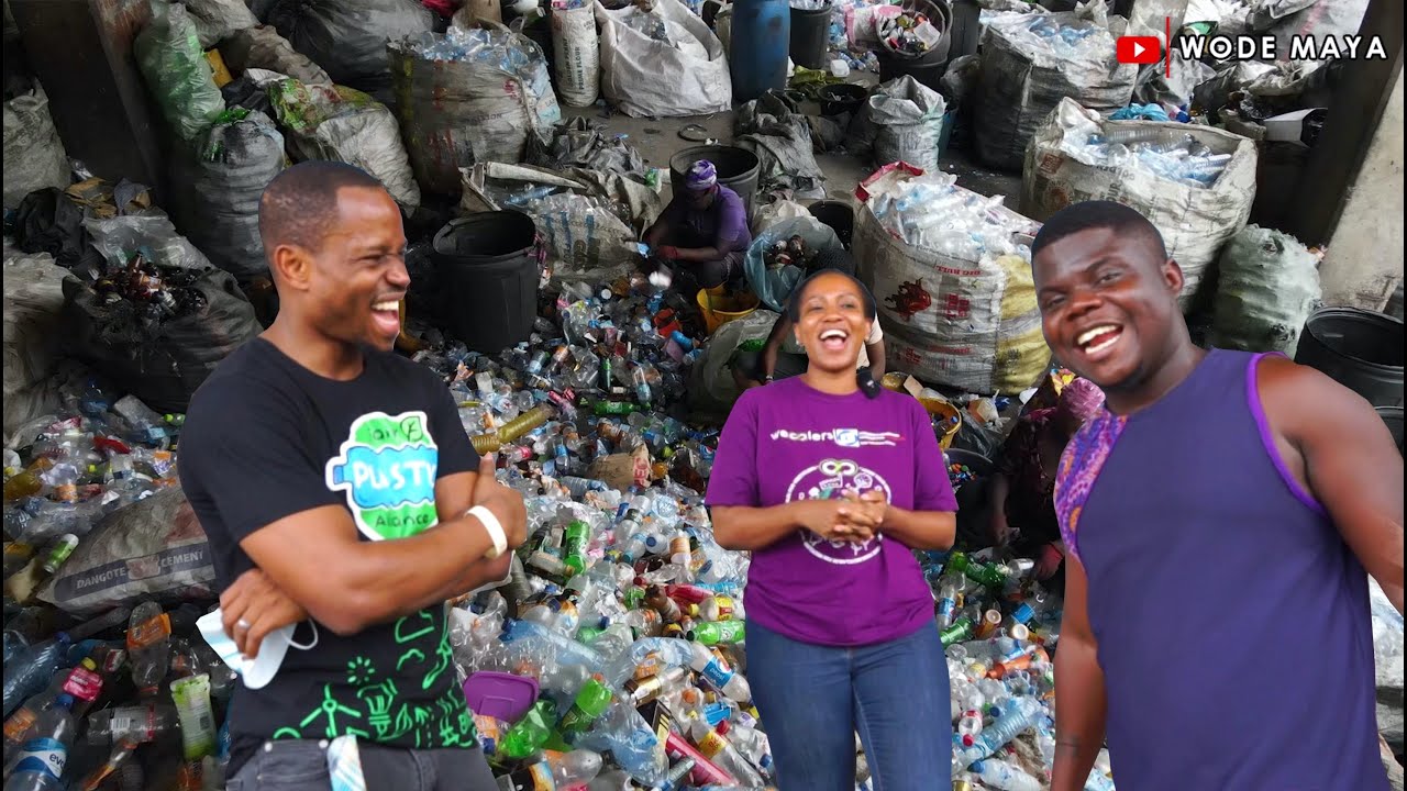 She Left America To Nigeria To Collect Waste Plastic From Gutters!