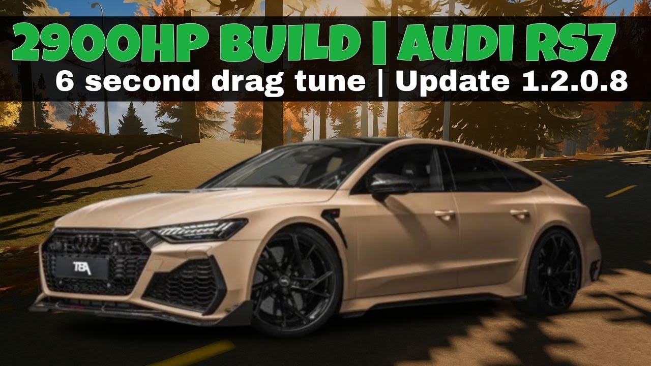 Audi RS7 мощностью 2900 л.с. в режиме CPM2 | Многопользовательский режим парковки 2