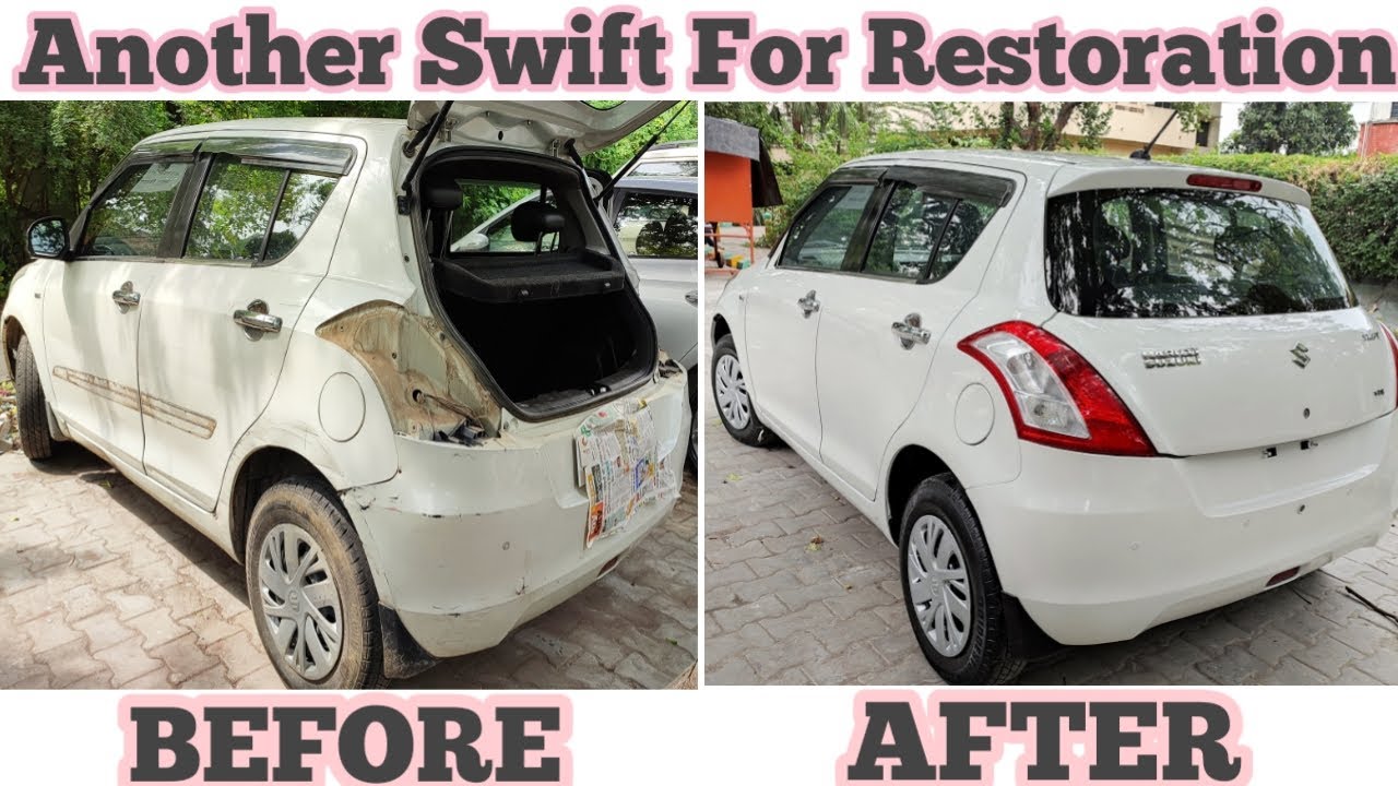 ANOTHER SWIFT FOR DENT PAINT | SWIFT VDI FULL DENT AND PAINT IN LUCKNOW | BEFORE AND AFTER WALE