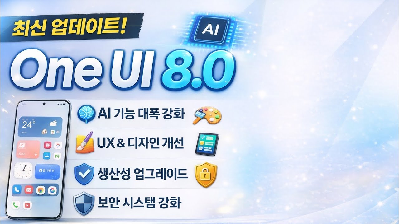 One UI 8 업데이트: 더 스마트하고 부드러워진 갤럭시 경험