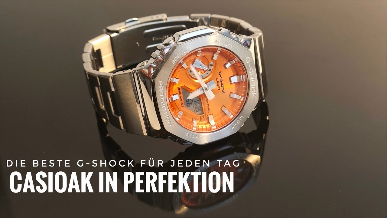 Edel und erschwinglich! Casio G-SHOCK GM-2110D-4AER G-Steel Casioak review deutsch