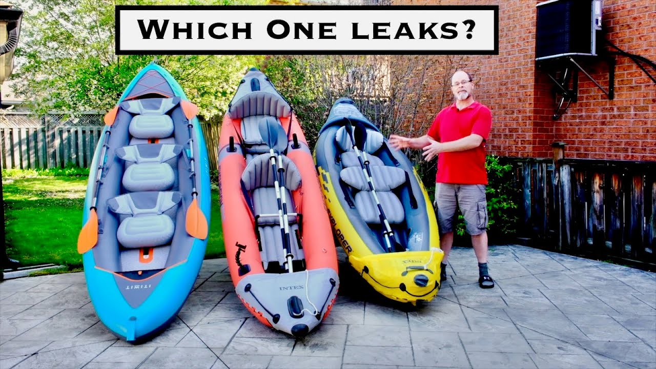 Inflatable Kayak Update Intex Explorer K2 vs Intex Excursion Pro K2 vs Decathlon Itiwit X100+ 3P