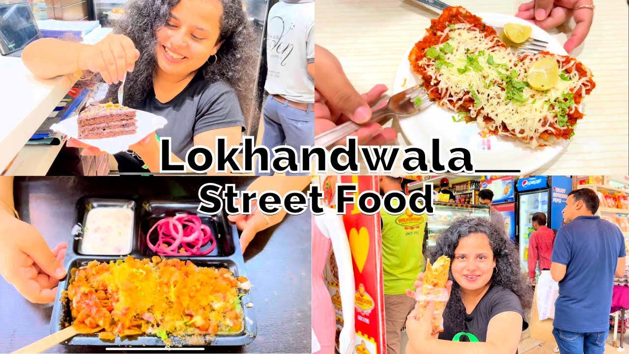 LOKHANDWALA STREET FOOD | MUMBAI STREET FOOD | Frankies, chaats & more!